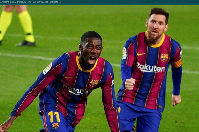 Penyerang Barcelona, Ousmane Dembele, segera menyusul Lionel Messi ke Paris Saint-Germain (PSG) setelah dibuang oleh Blaugrana.