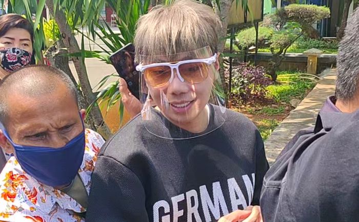 Roy Kiyoshi saat dijumpai Grid.ID di RSKO, Cibubur, Selasa (6/10/2020).