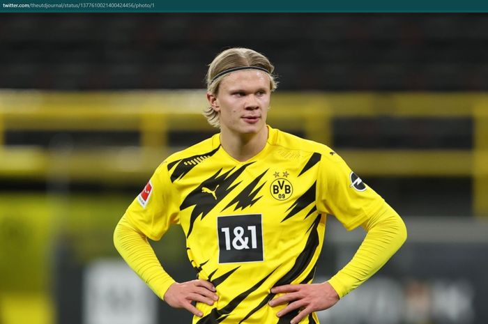 Penyerang Borussia Dortmund, Erling Haaland