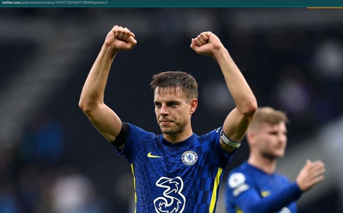 Kapten Chelsea, Cesar Azpilicueta.