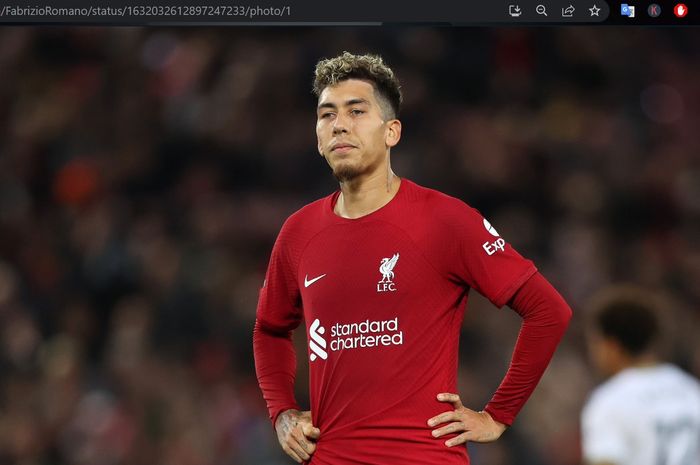 Penyerang Liverpool, Roberto Firmino.