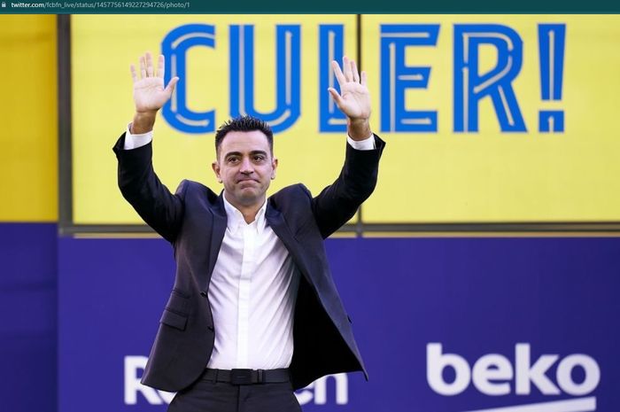 Xavi Hernandez resmi kembali ke Barcelona sebagai pelatih.