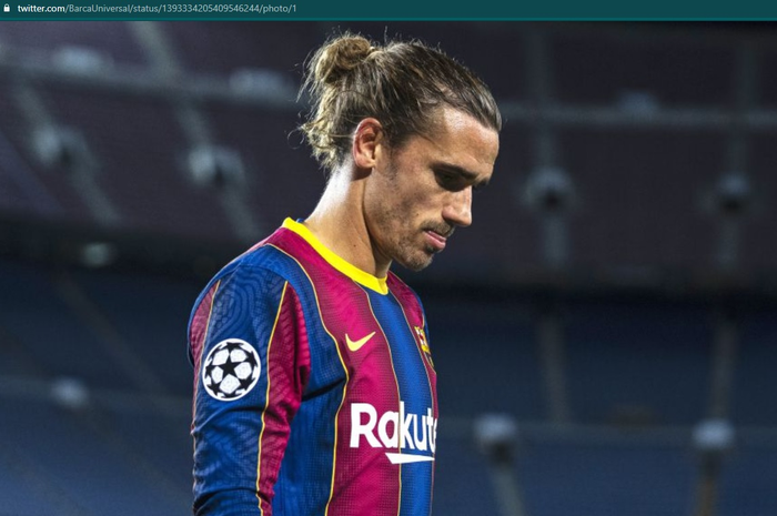 Penyerang Barcelona, Antoine Griezmann, dituding tampil melempem dan gagal membawa prestasi bagi El Barca.