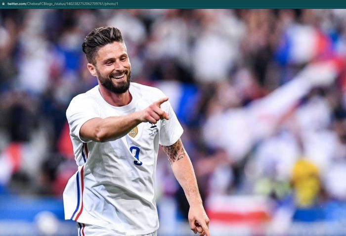 Olivier Giroud mencetak brace kala Prancis sukses menggebuk Bulgaria dalam uji coba terakhir sebelum Euro 2020.