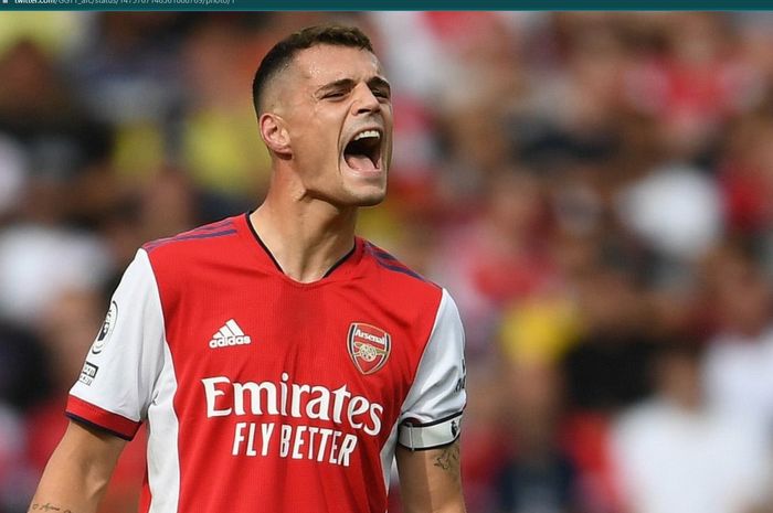 Gelandang bertahan Arsenal, Granit Xhaka.