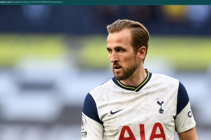 Penyerang Tottenham Hotspur, Harry Kane.