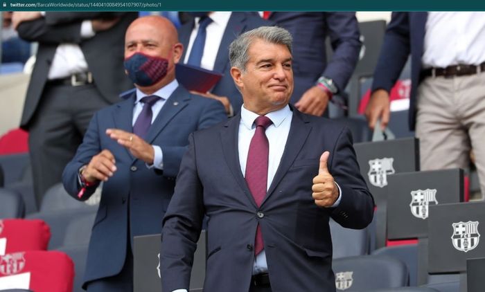 Presiden Barcelona, Joan Laporta.