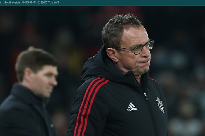 Pelatih interim Manchester United, Ralf Rangnick, dikabarkan berbeda pandangan soal pelatih permanen.