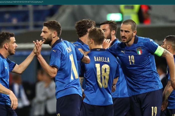 Timnas Italia siap untuk memenangkan Euro 2020 bersama Roberto Mancini.