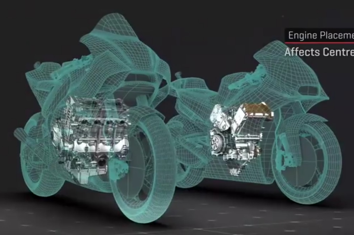 Ada 6 pabrikan dan tampil sampai 22 unit motor MotoGP, ternyata untuk konfigurasi mesinnya hanya 2 macam