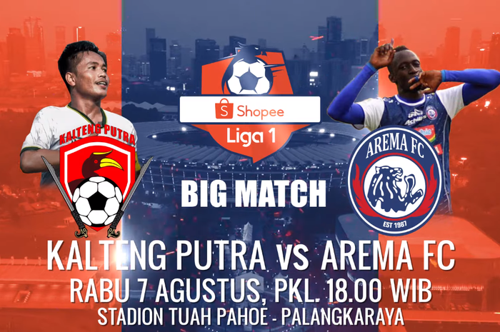 Kalteng Putra akan berhadapan dengan Arema FC pada lanjuta pekan ke-13 Liga 1 2019 di Stadion Tuah Pahoe, Palangkaraya pada Rabu (7/8/2019) pukul 18.00 WIB.