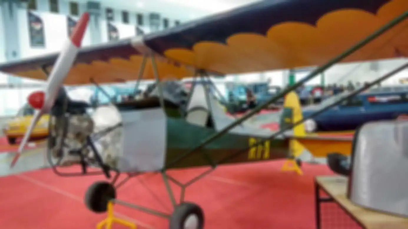 Pesawat RI-X WEL-1 dalam acara Kustomfest 2018