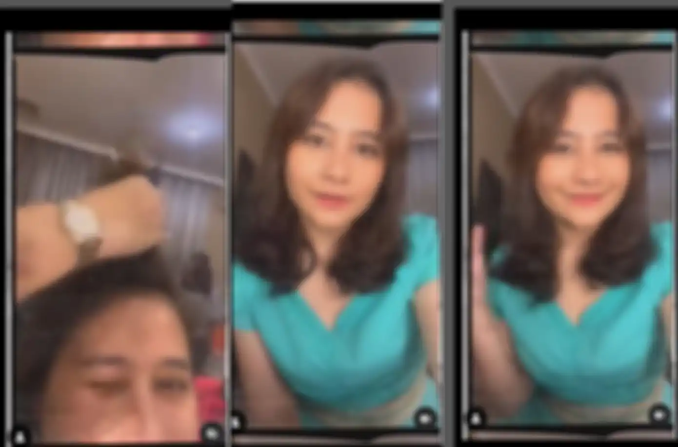 Prilly Latuconsina potong rambut