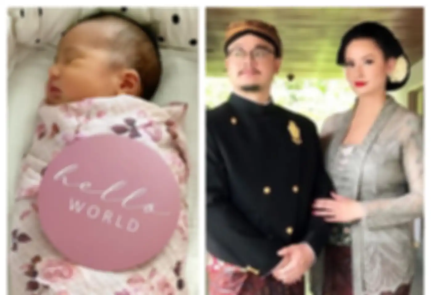 Istri Derby Romero melahirkan anak pertama