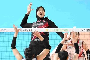 Hasil Liga Voli Korea - Megawati Sumbang Poin Terbanyak, Red Sparks Kalah dan Gagal Finish Dua Besar