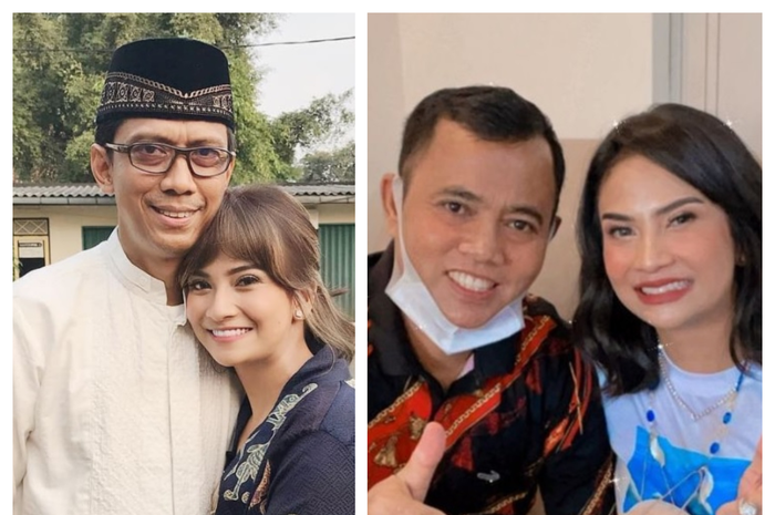 Doddy Sudrajat dan Faisal foto bersama mendiang Vanessa Angel