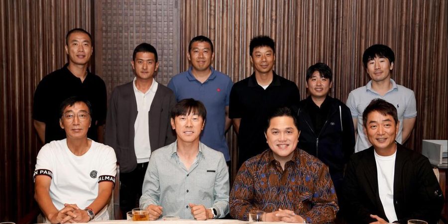 Bertemu Shin Tae-yong dan Asisten Pelatih Timnas Indonesia, Ini yang Dibahas Erick Thohir