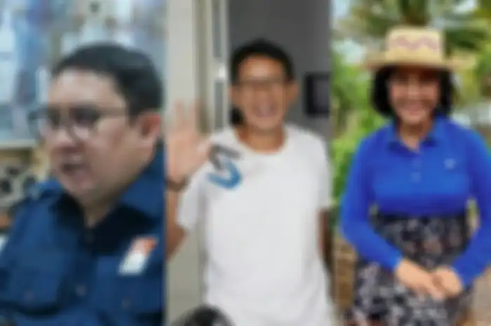 Fadli Zon, Sandiaga Uno, dan Susi Pudjiastuti