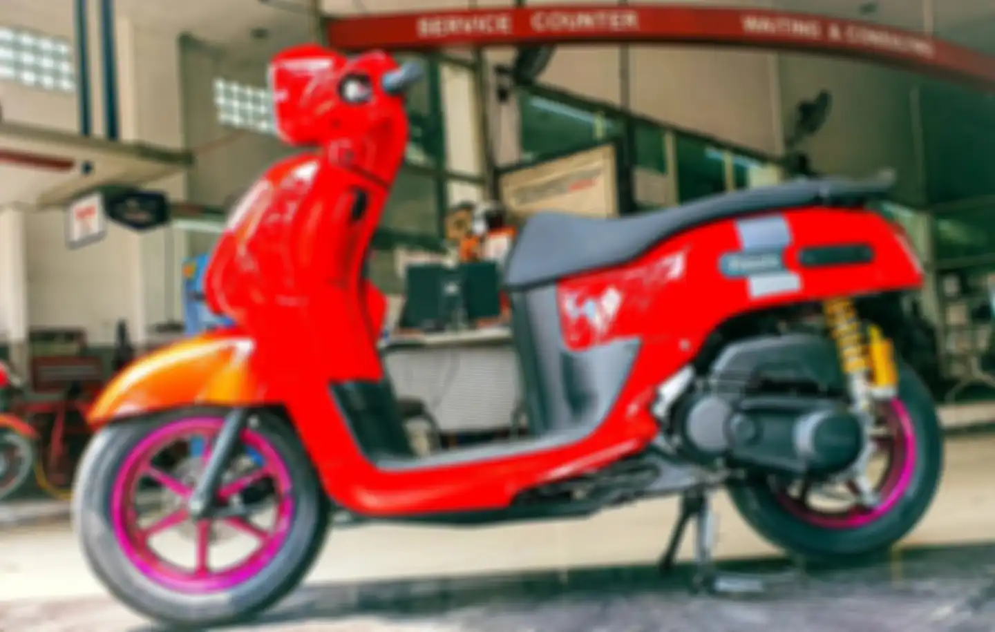 Modifikasi Yamaha Fazzio.