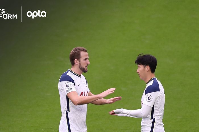 Duet Son Heung-min dan Harry Kane yang semakin garang membuat Tottenham Hotspur memimpin atas Arsenal pada babak pertama. 