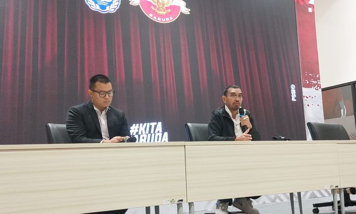 Anggota Komite Eksekutif (Exco) PSSI, Arya Sinulingga mengumumkan bahwa drawing Piala Dunia U-20 2023 resmi dibatalkan di GBK Arena, Jakarta, Minggu (26/3/2023).