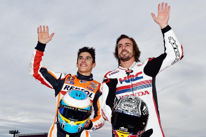 Fernando Alonso dan Marc Marquez