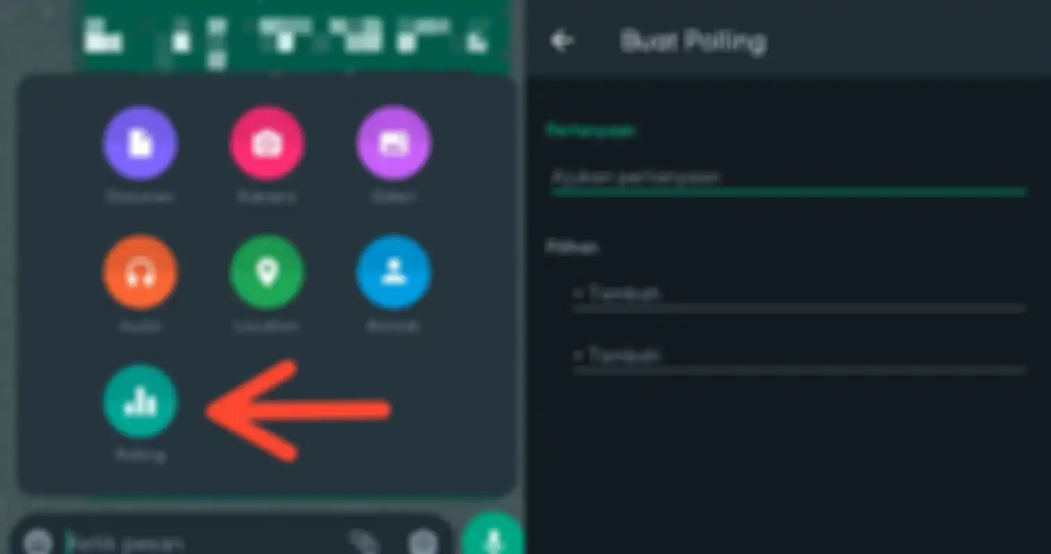 Fitur polling Whatsapp