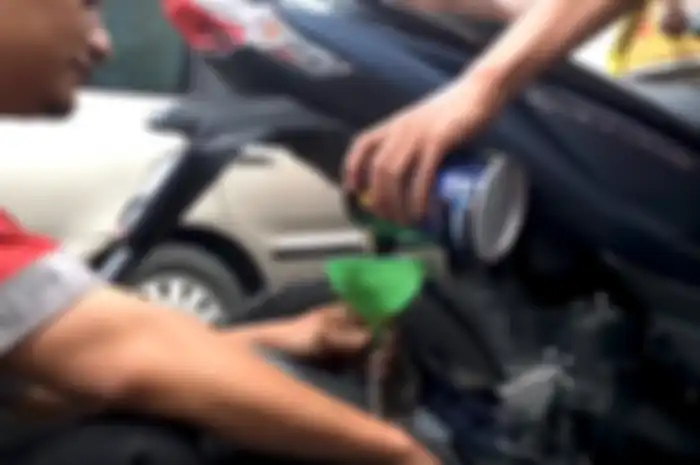 Ganti oli motor matic Honda