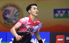 India Open 2023 - Dari 18-20 Jadi 22-20, Pembalasan Elegan Jonatan untuk Chou Tien Chen