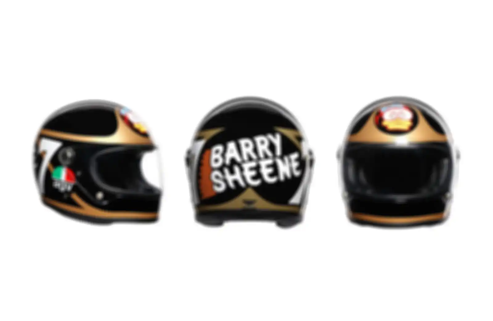 Replika helm Barry Sheene