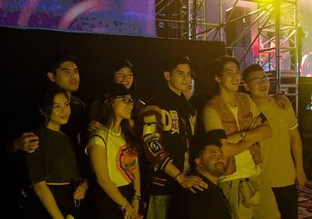 Marsha Aruan dan Susan Sameh Temani Dua Anak Ahmad Dhani Nonton Dewa 19 di Konser We The Fest 2022