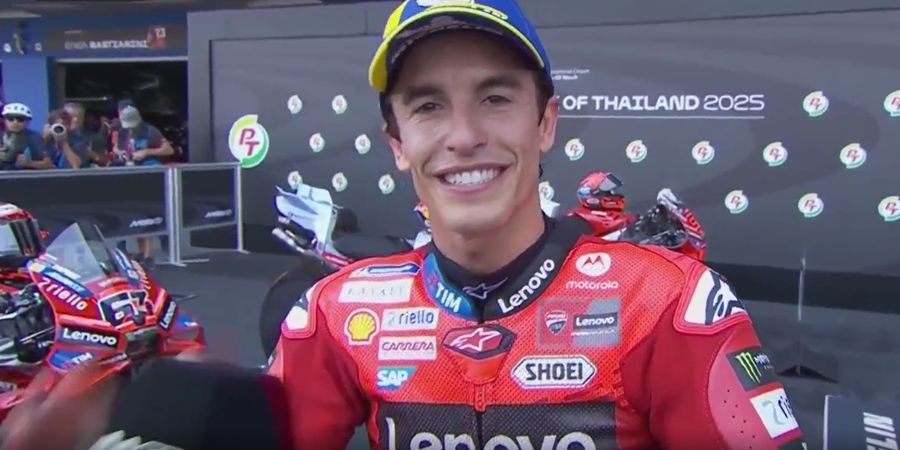 MotoGP Thailand 2025 - Senyum Merekah Marc Marquez Masih Simpan Kewaspadaan Tinggi terhadap Pecco Bagnaia