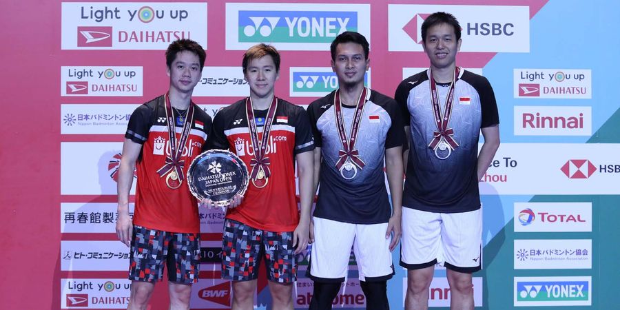 Sejarah Hari Ini - Marcus/Kevin Hattrick Gelar Juara Japan Open