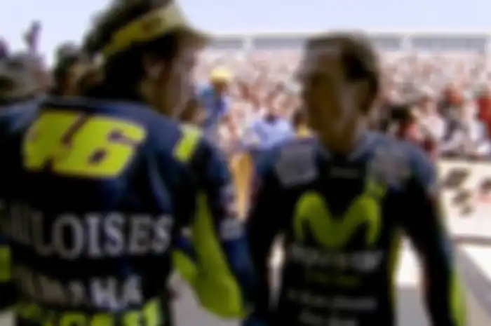 Vaentino Rossi vs Sete Gibernau, Jerez 2005