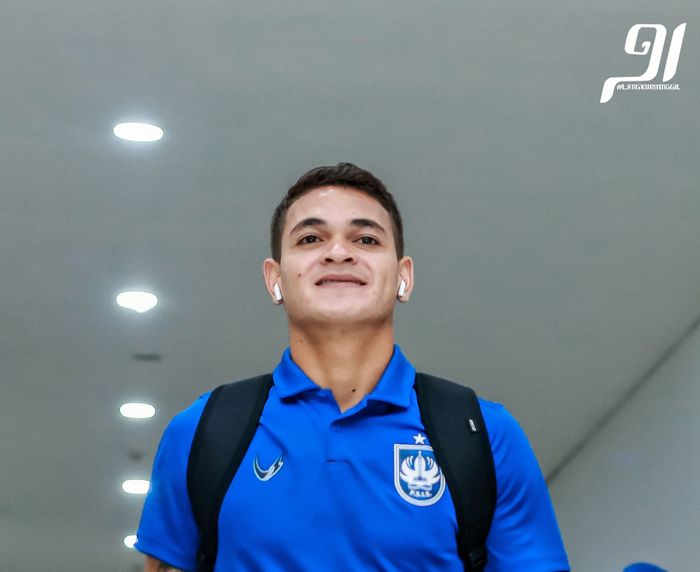 Pemain timnas Timor Leste, Paulo Gali Freitas, saat memperkuat PSIS Semarang di Liga 1 2023/2024.