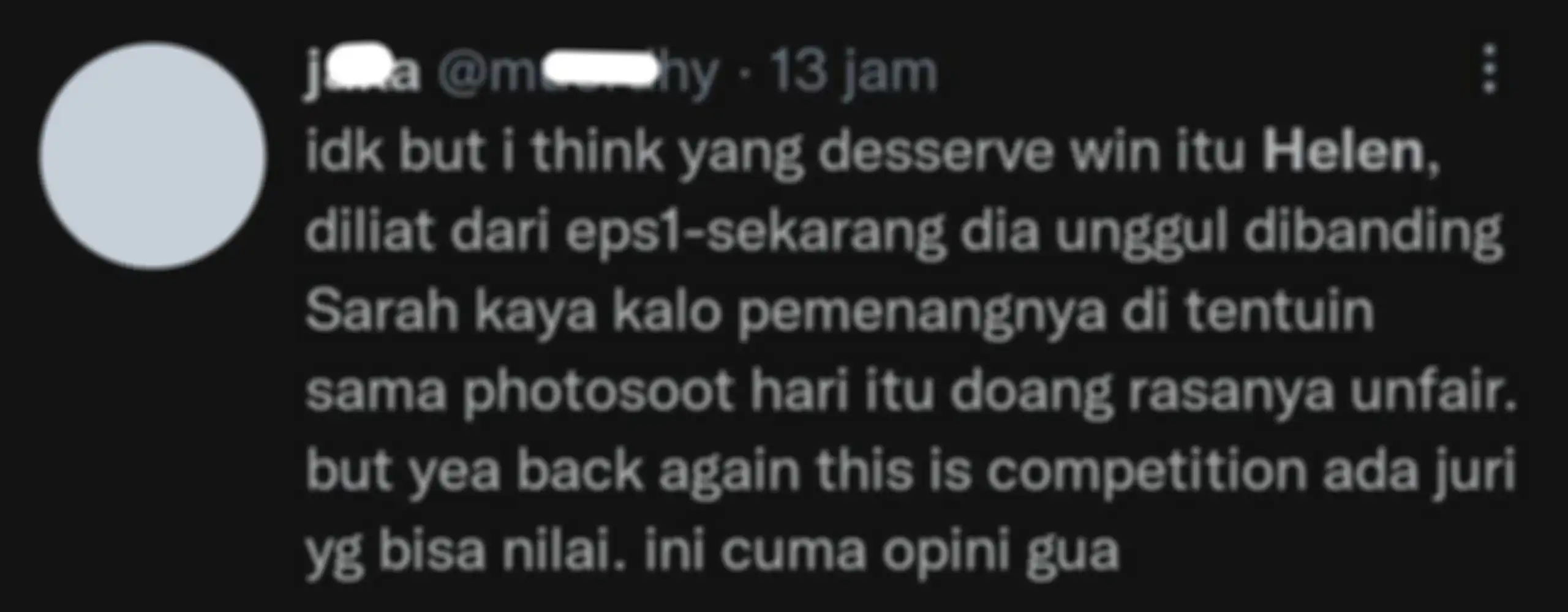 Komentar tentang Indonesia Next Top Model INTM Cycle 2