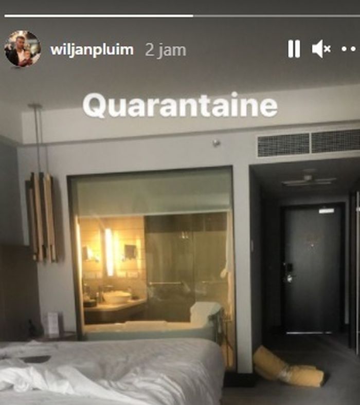 Unggahan Stiry dari pemain  asing PSM, Wiljan Pluim