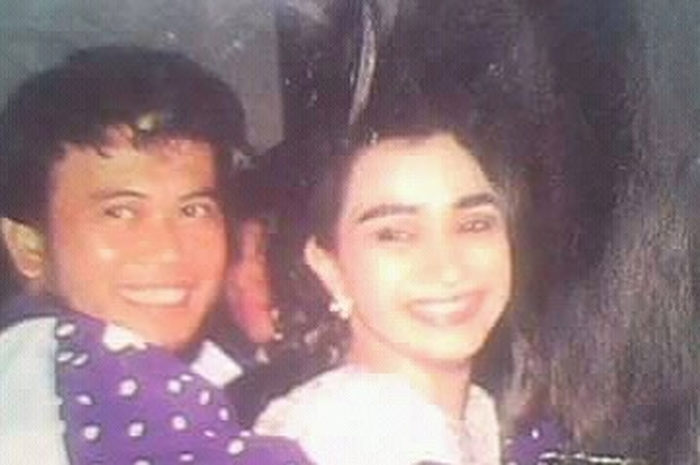 Rhoma Irama dan Ricca Rachim saat masih muda