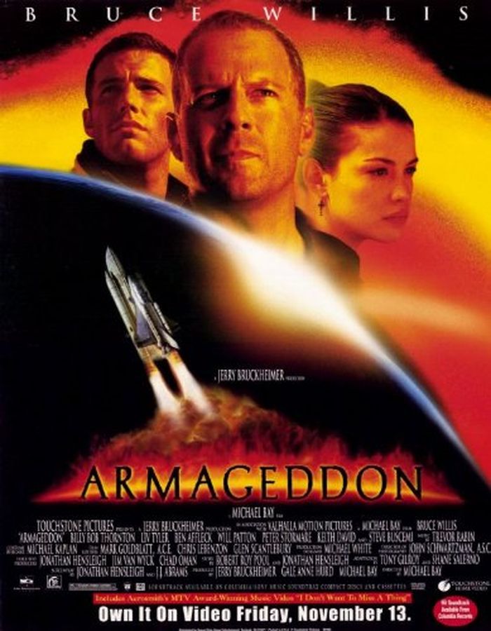 Poster film Armageddon (1998).