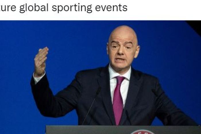 Presiden FIFA, Gianni Infantino.