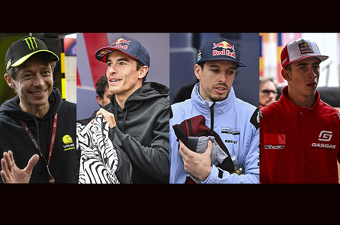 Pedro Acosta (kanan) modal juara dunia 2 kelas berbeda di bawah MotoGP promosi ke kelas premier seperti Valentino Rossi, Marc Marquez dan Alex Marquez