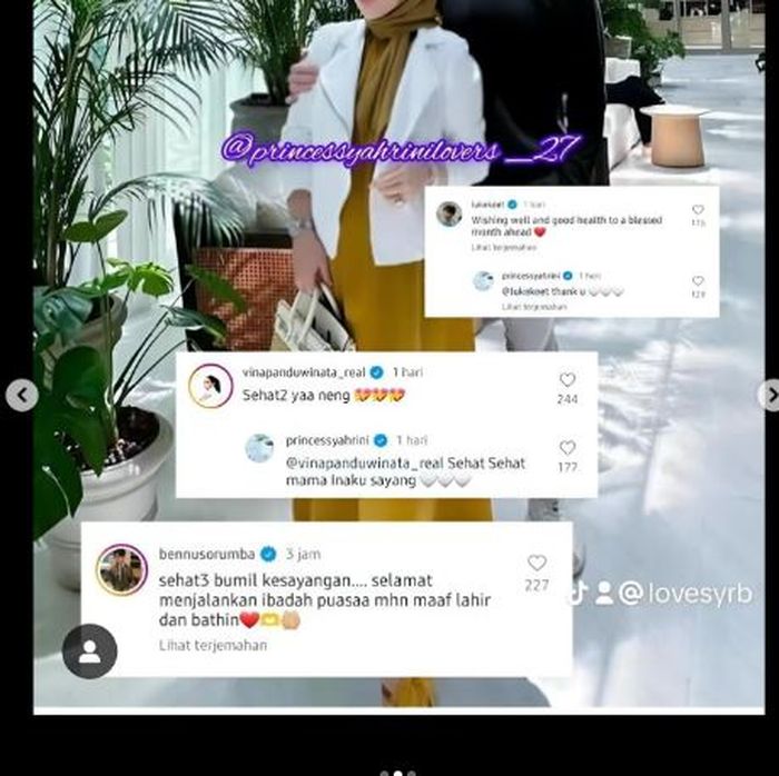 MUA kondang bak beri kode Syahrini tengah hamil