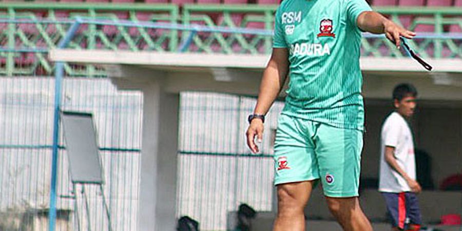 Rasiman Akan Evaluasi Skuad Madura United Jelang Lawan Barito Putera