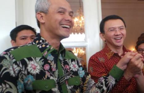 Ganjar Pranowo dan Ahok