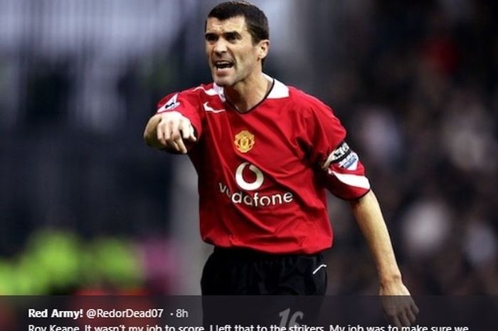 Mantan kapten Manchester United, Roy Keane.