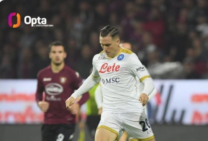 Gelandang Napoli, Piotr Zielinski.