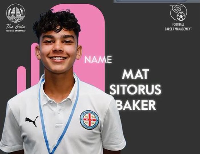 Pemain Melbourne City bernama Matt Baker dikonfirmasi menjadi salah satu pemain keturunan untuk bergabung timnas U-16 Indonesia