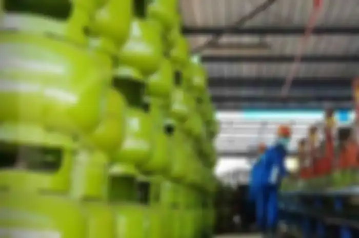 Ilustrasi gas LPG ukuran 3 kg