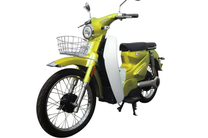 Mirip Honda Super Cub, motor listrik SM Sport SM E-Classic ini bisa disebut bebek anti bensin.