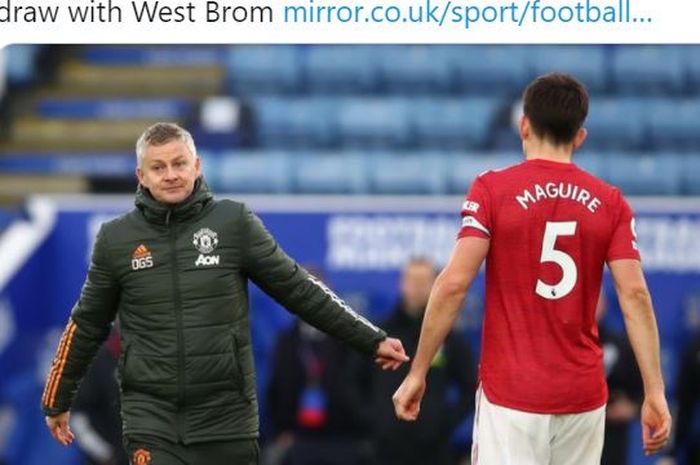  Ole Gunnar Solskjaer memberikan kondisi terkini kapten Manchester United, Harry Maguire, menjelang final Liga Europa.